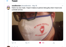 Load image into Gallery viewer, Fabric Face Mask: Protects My Community - IL