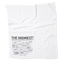 Load image into Gallery viewer, Midwest Map Kitchen Towel
