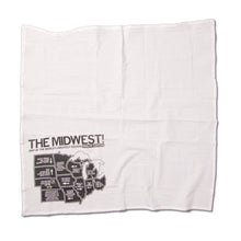 Load image into Gallery viewer, Midwest Rivalry Map Kitchen Towel
