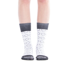 Load image into Gallery viewer, Iowa Outline Black &amp; White Socks
