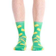 Load image into Gallery viewer, Iowa Outline Socks - Green/Yellow
