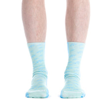 Load image into Gallery viewer, Uterus Outline Socks - Blue

