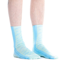 Load image into Gallery viewer, Uterus Outline Socks - Blue
