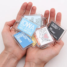 Load image into Gallery viewer, Iowa Native Keychain - Green
