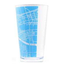 Load image into Gallery viewer, DSM Map Pint Glass - Blue
