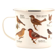 Load image into Gallery viewer, Gift Republic: Garden Birds Enamel Mug
