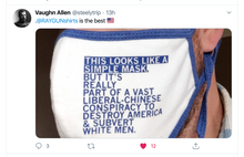 Load image into Gallery viewer, Fabric Face Mask: Liberal Conspiracy
