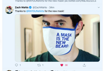 Load image into Gallery viewer, Fabric Face Mask: The New Beard
