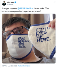 Load image into Gallery viewer, Fabric Face Mask: Like A Good Neighbor
